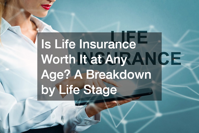 a woman and the life insurance concept